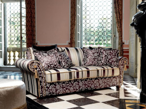 Двуспальный диван-кровать из ткани