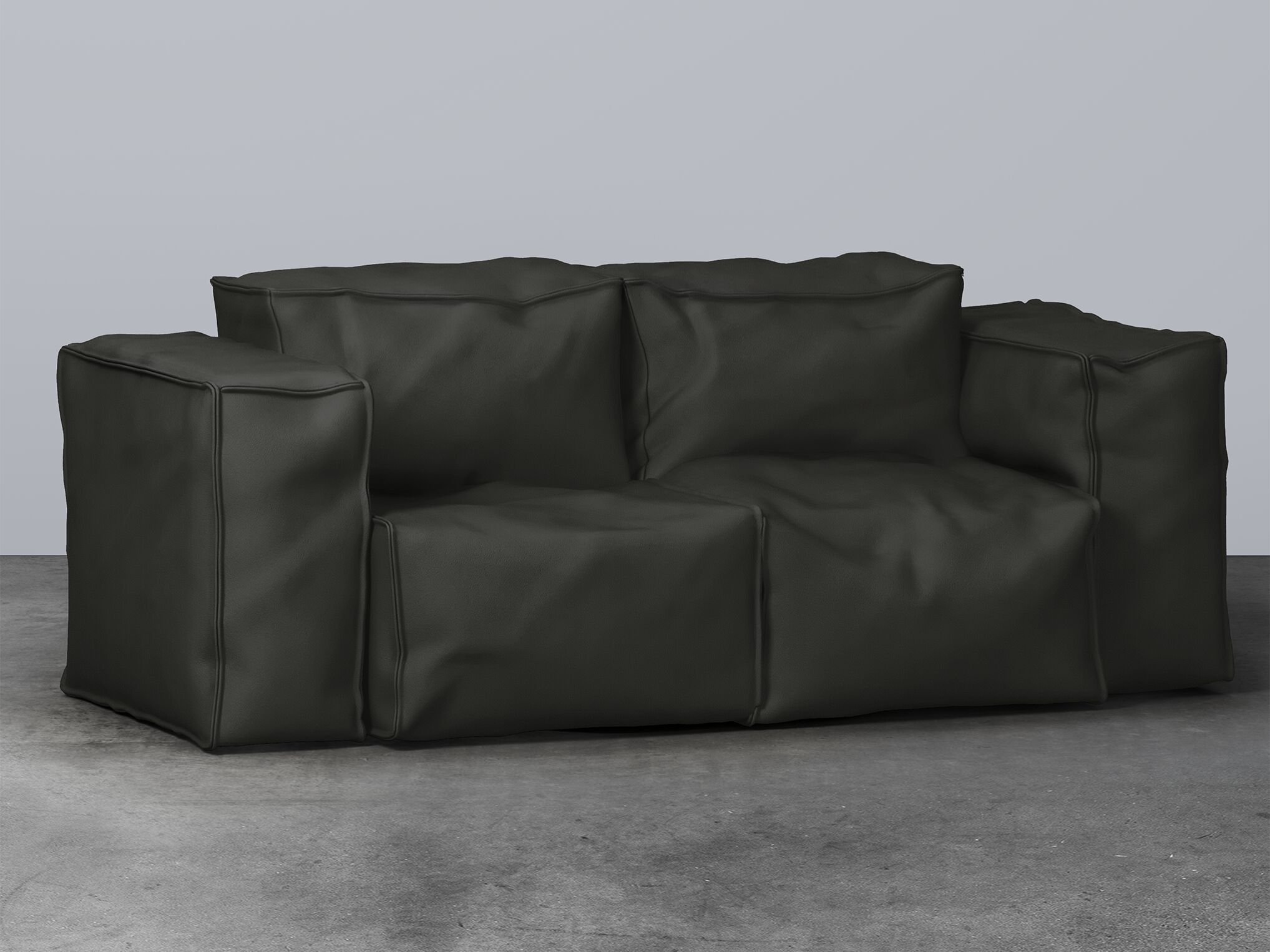 2-местный кожаный диван Secolo Sibylia ARCH-00006645 - Вид №1