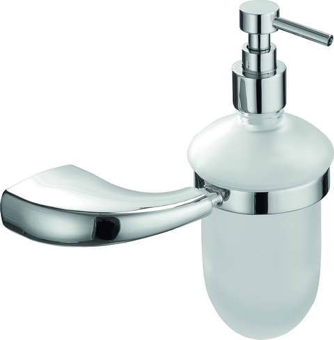 H3300/11CR Sanibano Apolo, настенный стеклянный дозатор, цвет хром