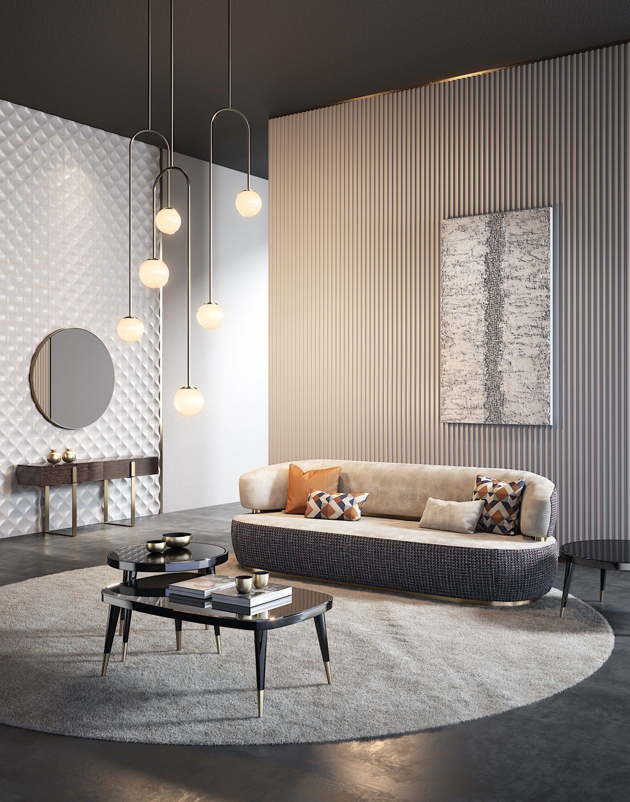 Прямоугольная консоль с ящиками Capital Collection ARCH-00125798 - Вид №1