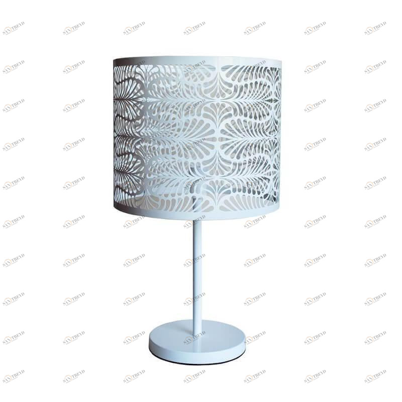 Лампа настольная белая Seven Fires "Карвед" C 39205.04.09.01C SEVEN FIRES КАРВЕД 00-3907867 Белый 