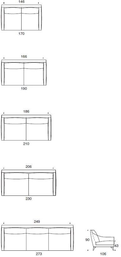 Twils Lounge 3-х местный диван со съемным чехлом Revival sun-id-1398682 - Вид №2
