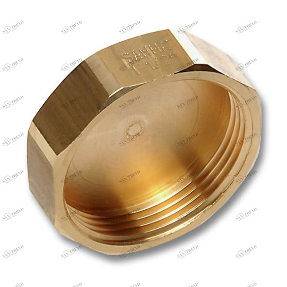 276112R SANHA 761 соед.для шлангов, латунь, заглушка 1/2 мм 