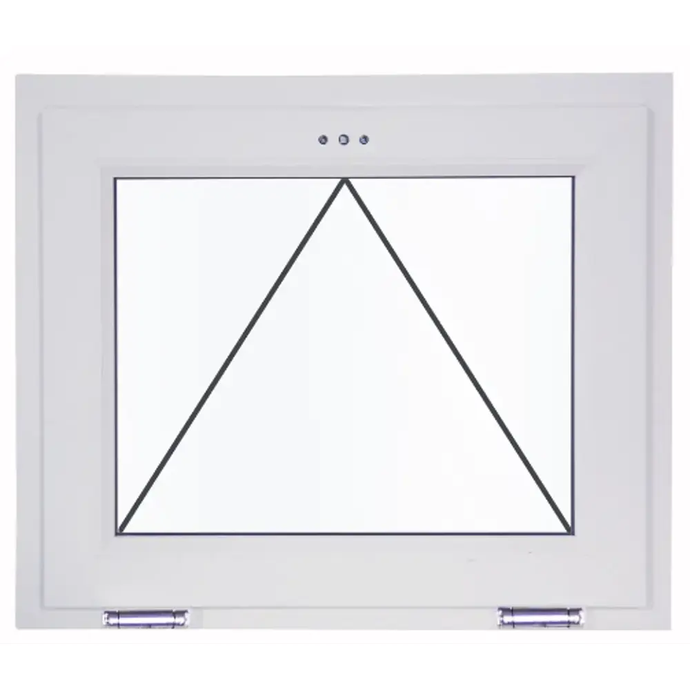 Пластиковое окно ПВХ Deceuninck одностворчатое 600x800 мм (ВхШ) двухкамерный стеклопакет белый (с двух сторон) STLM-2173382