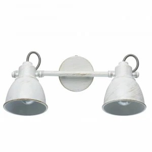 Спот настенный на 2 лампы белый "Ринген 3" 547021002 DE MARKT РИНГЕН 00-3926276 Белый