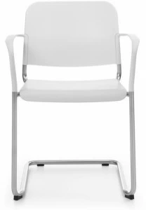 profim Консольный штабелируемый конференц-стул из пластика с подлокотниками Zoo
