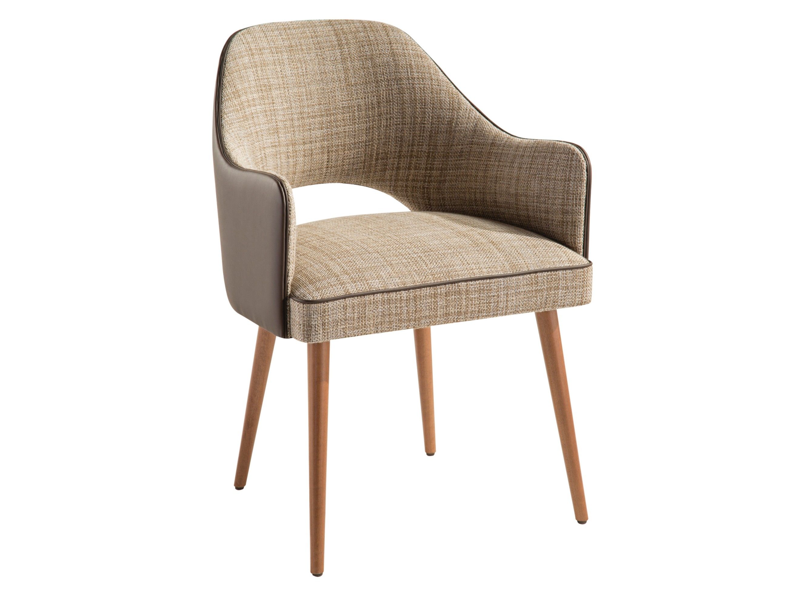 Мягкий тканевый стул с подлокотниками ROCHE BOBOIS FENICE ARCH-00023463