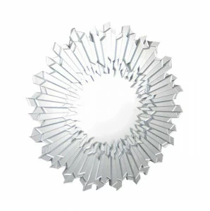 Зеркало-солнце 120 см серебряное Mirror Clear DELIGHT COLLECTION ДИЗАЙНЕРСКИЕ 00-3882987 Серебро