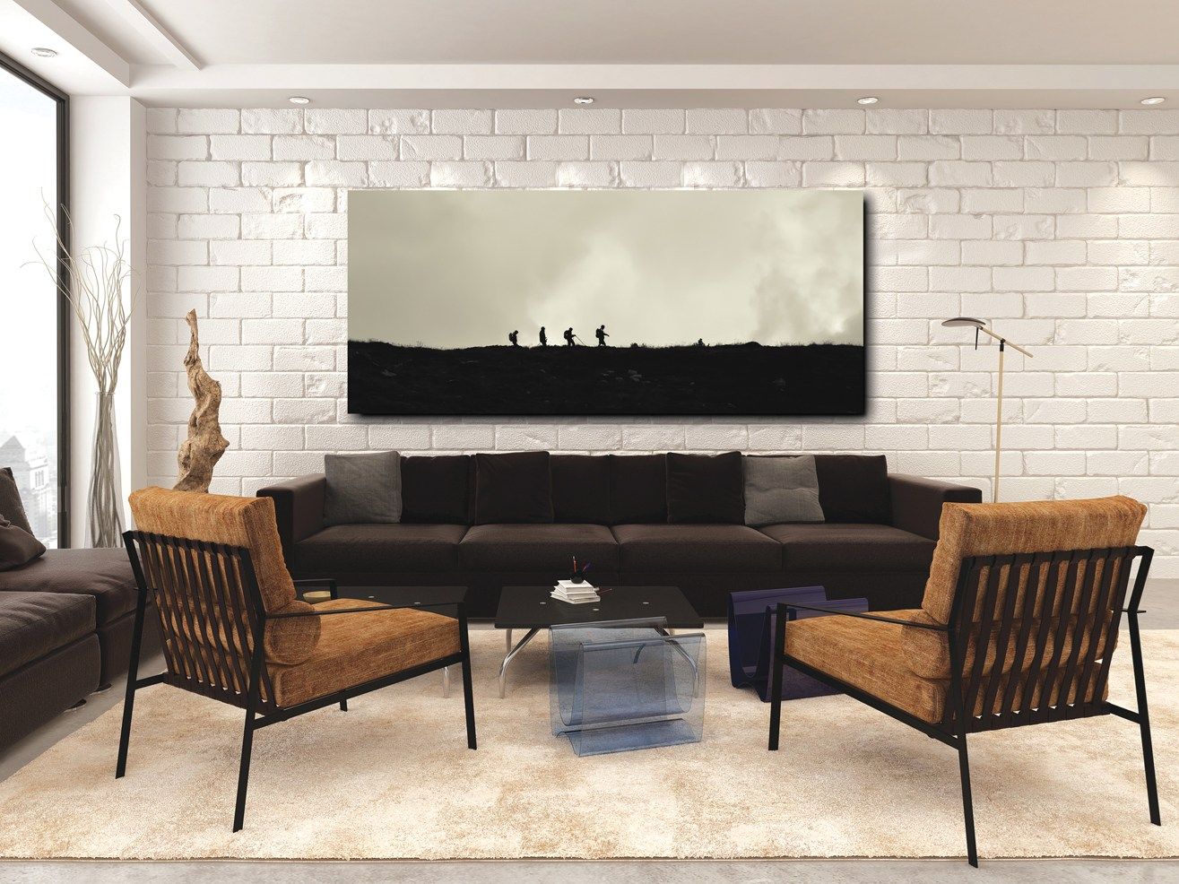 Алюминиевый полотенцесушитель Termo Design эффект печати ARCH-00096205 - Вид №5