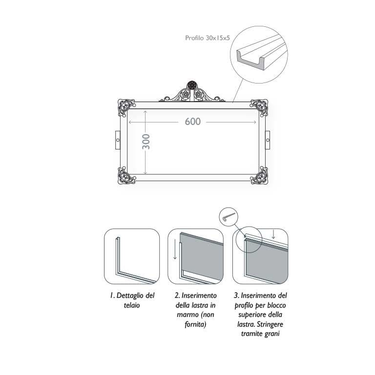 Стальная стена общественного пространства доска объявлений EUROCOMITALIA классическая мебель ARCH-00065195 - Вид №2