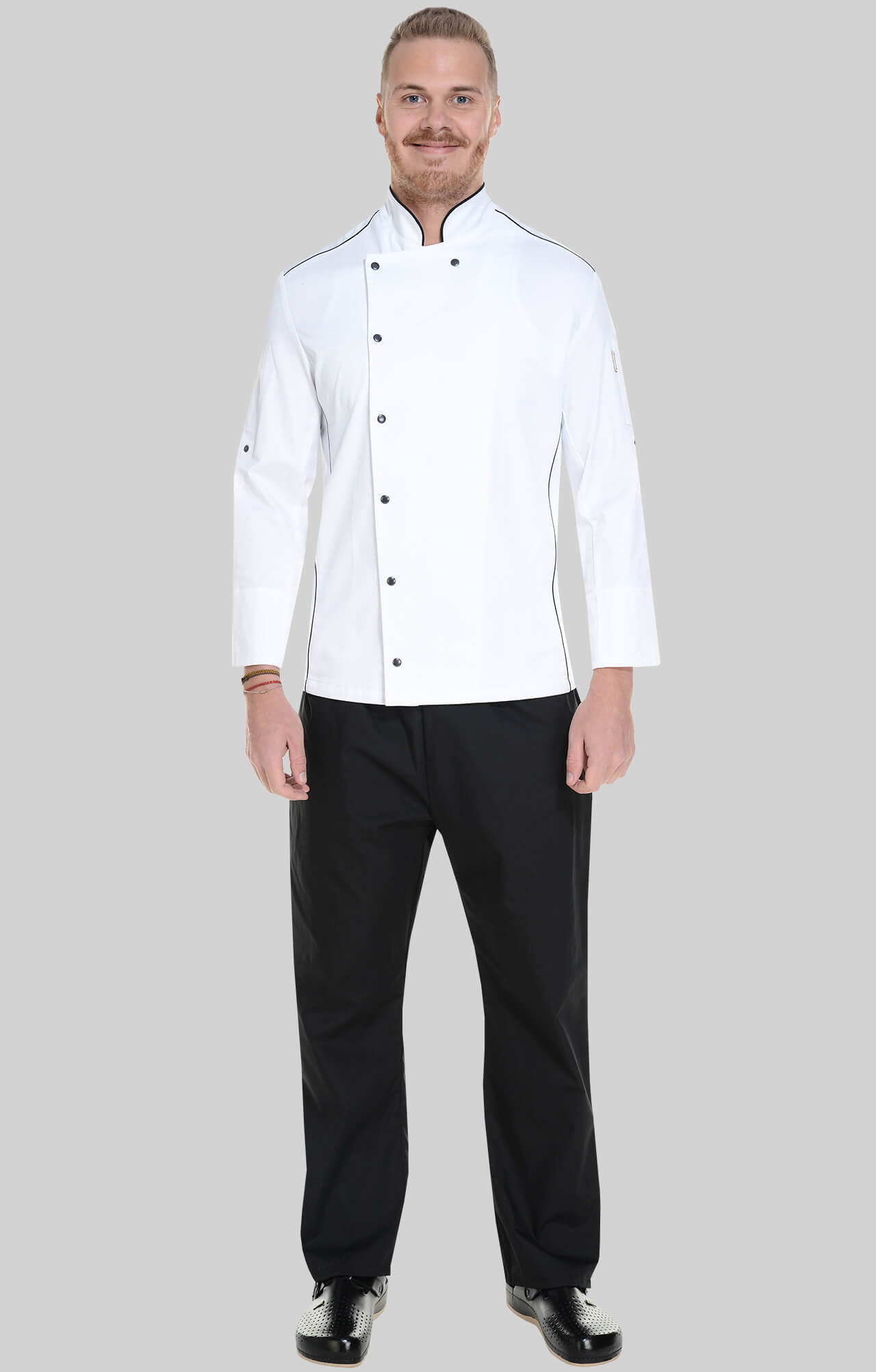 62611 Китель поварской white RICON  Одежда для поваров  размер 42 (XXS)  - Вид №5