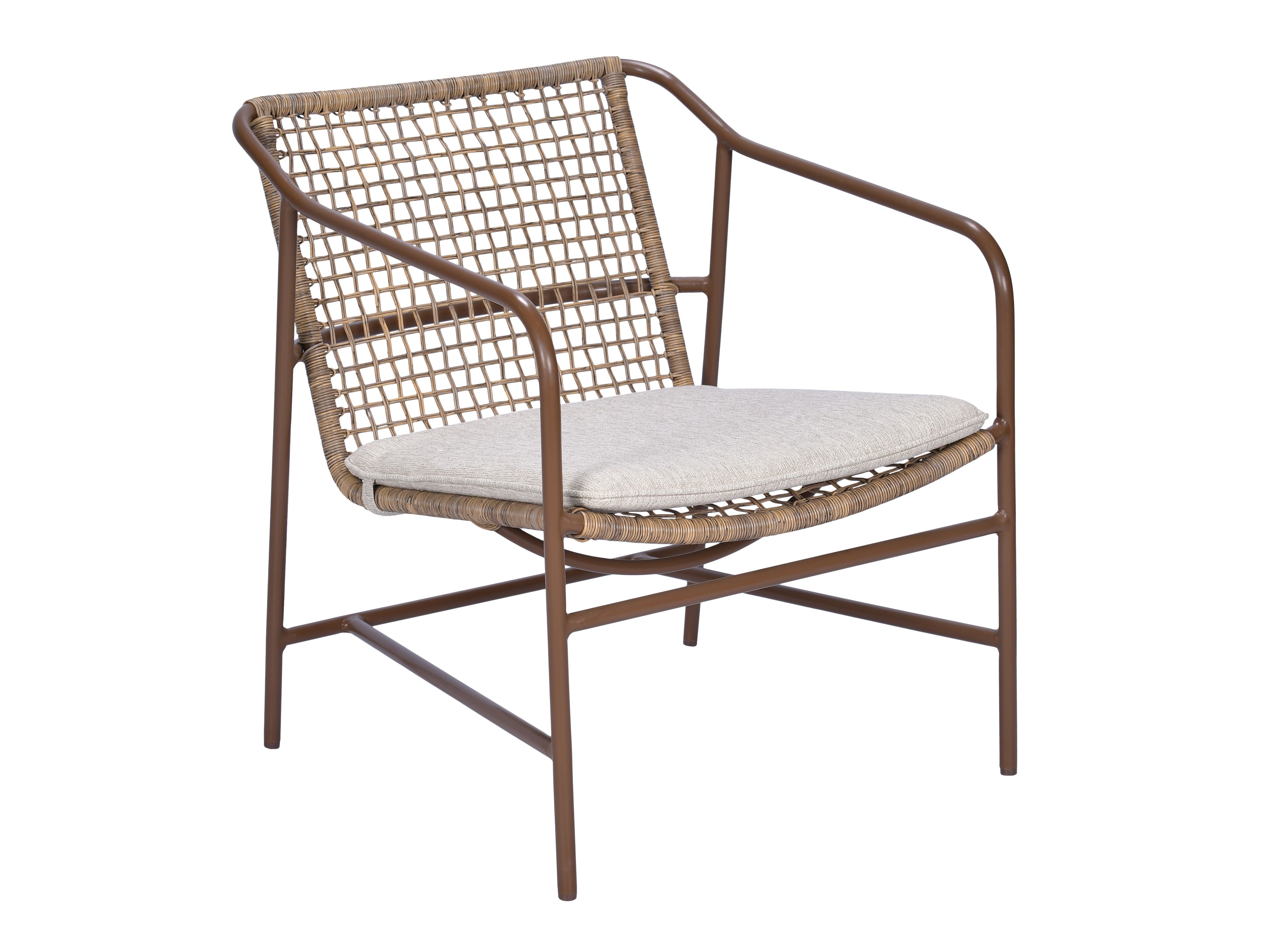 Алюминиевое садовое кресло с подлокотниками и встроенной подушкой cbdesign Breeze ARCH-00115879 - Вид №8