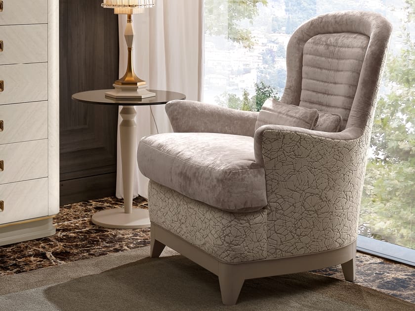 Тканевое кресло с подлокотниками A.R. Arredamenti ARCH-00134762