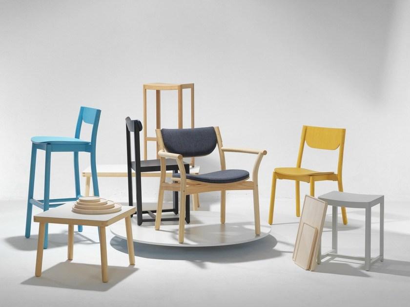 Zilio A&C Табурет из дерева Nico sun-id-1511561 - Вид №6