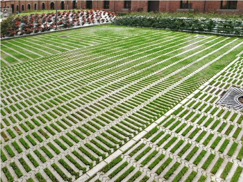 CEDA Бетонная решетка, покрытая травой sun-id-1355971