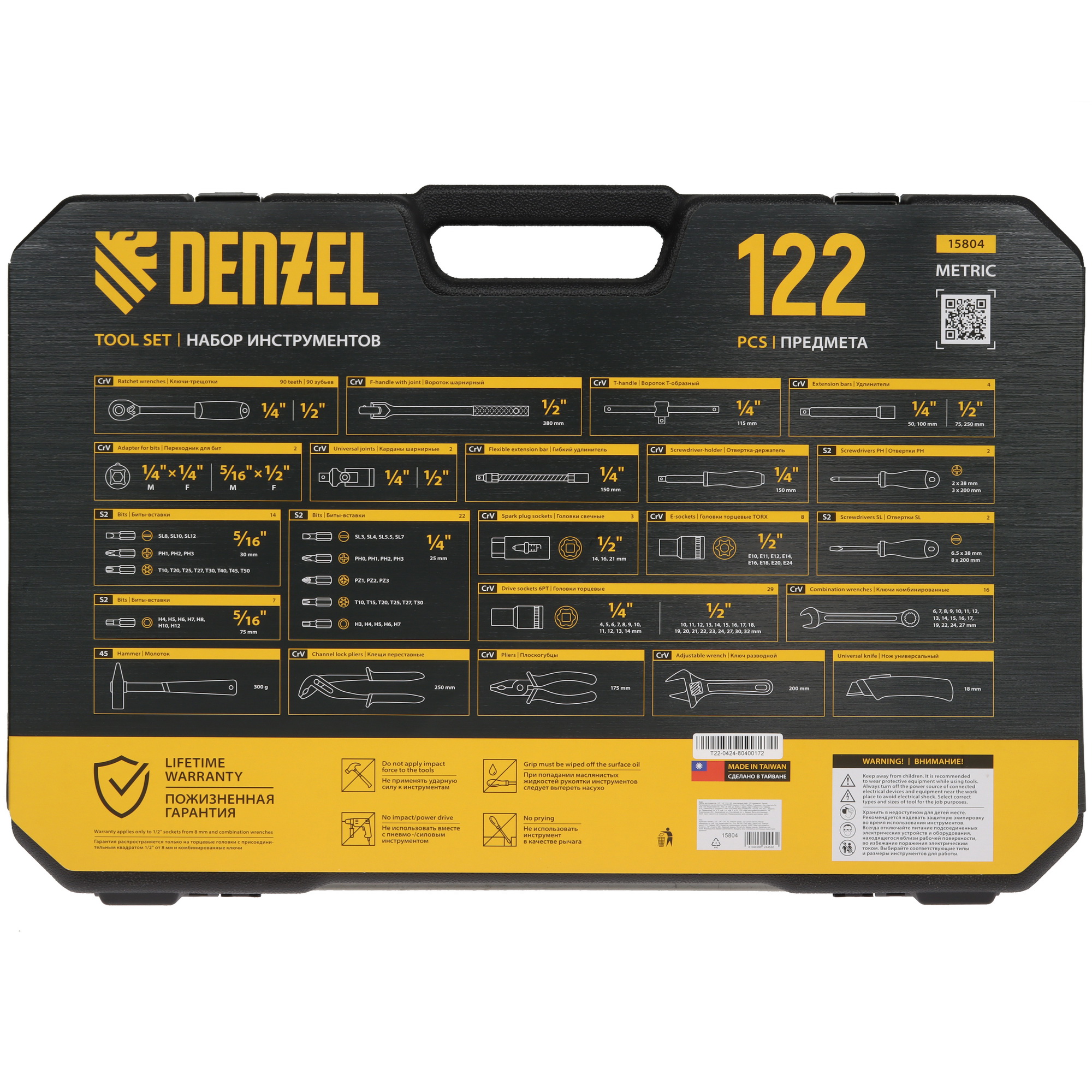 Набор инструментов Denzel 15804 5637111 STDN-0004937 - Вид №4