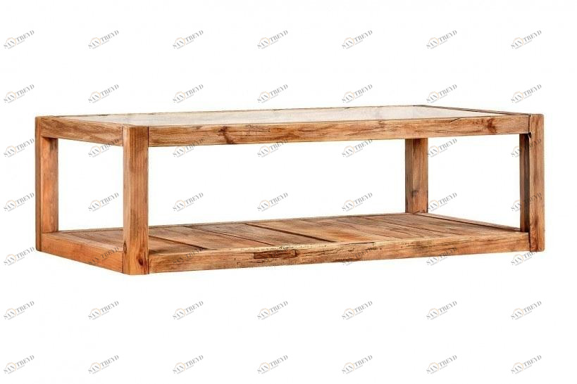 Arrediorg.it® Прямоугольный журнальный столик из массива дерева Woodside Ah722 table 