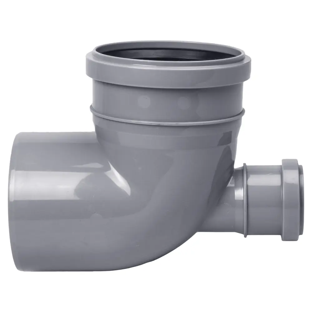 Политэк: прямой канализационный отвод 110/50 мм с двойной герметизацией 13921204 STLM-0004008 - Вид №1