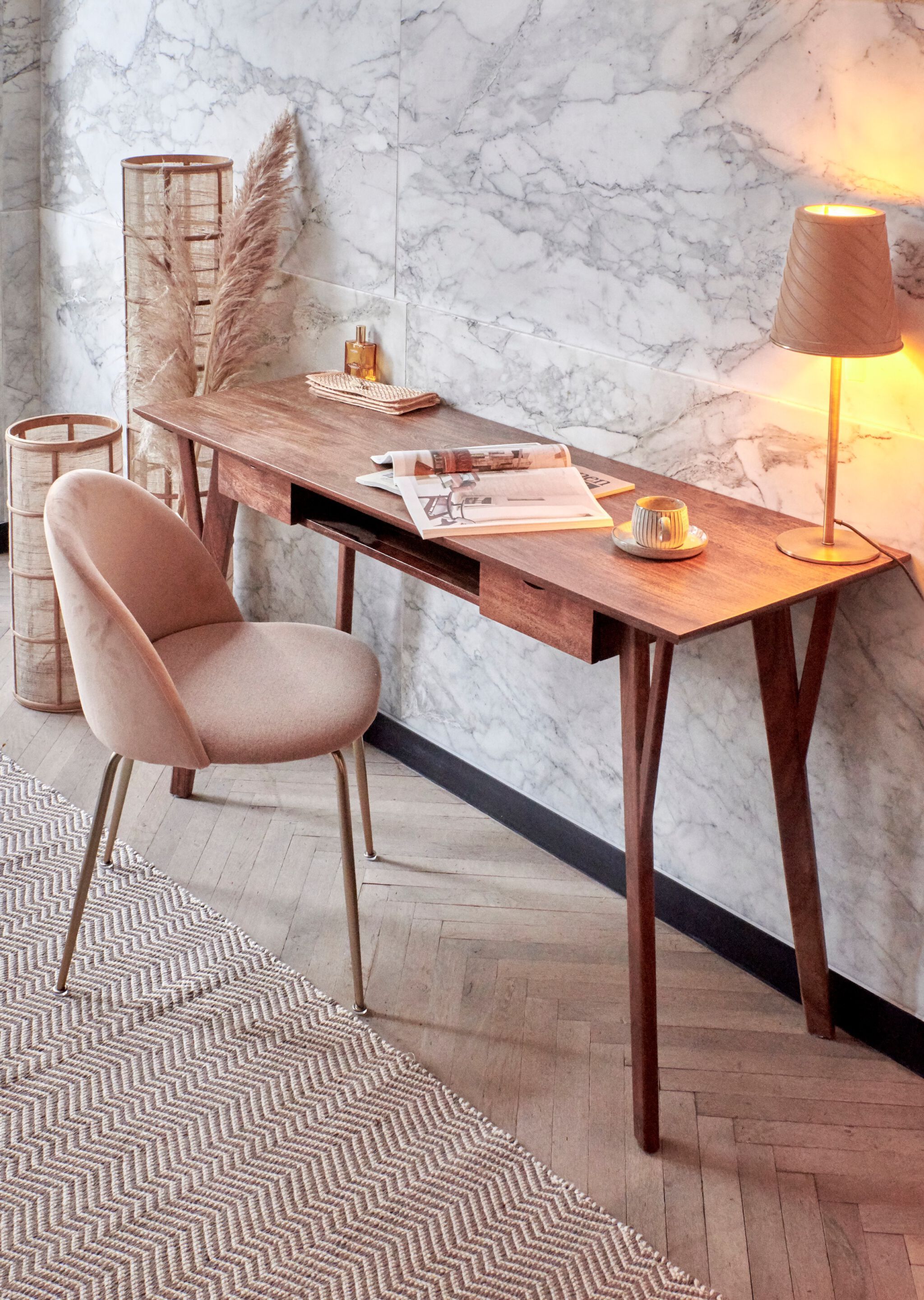 Деревянный письменный стол / консоль POMAX Hopper ARCH-00100191 - Вид №6