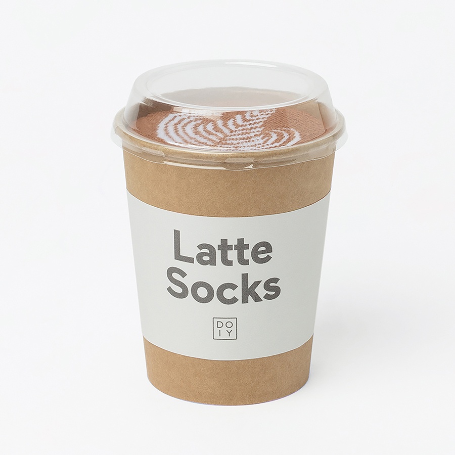DYLATSOCA Носки latte caffe Doiy  - Вид №4