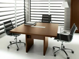 IFT Квадратный стол для переговоров из меламина Pratiko