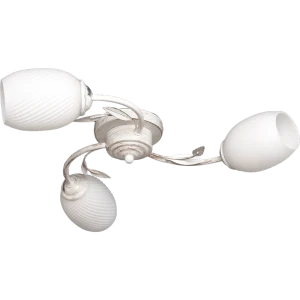 Люстра потолочная Escada Lily 1118, 3 лампы, 9 м², цвет белый