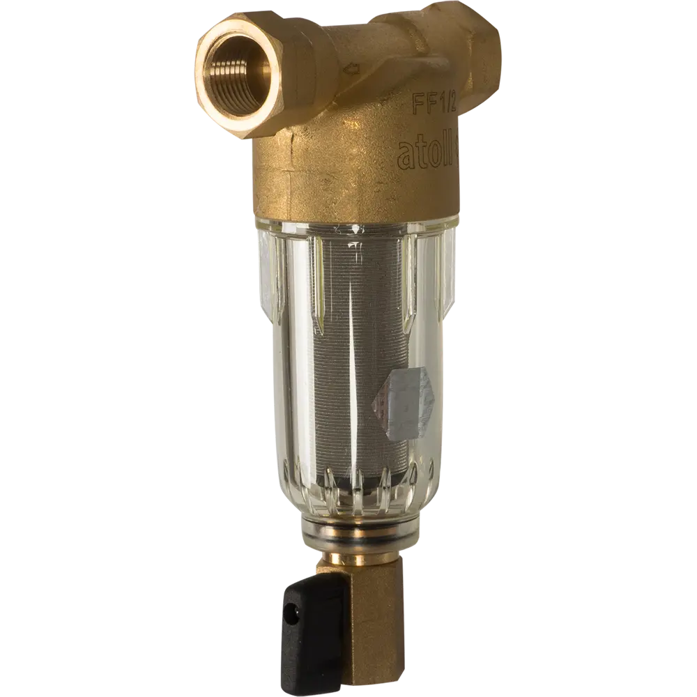 Набор фильтров механической очистки Atoll для ХВС и ГВС 1/2" ВР латунь STLM-2054763