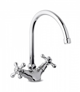 15580 Кухонный смеситель на одно отверстие с поворотным изливом. Bongio Kitchen