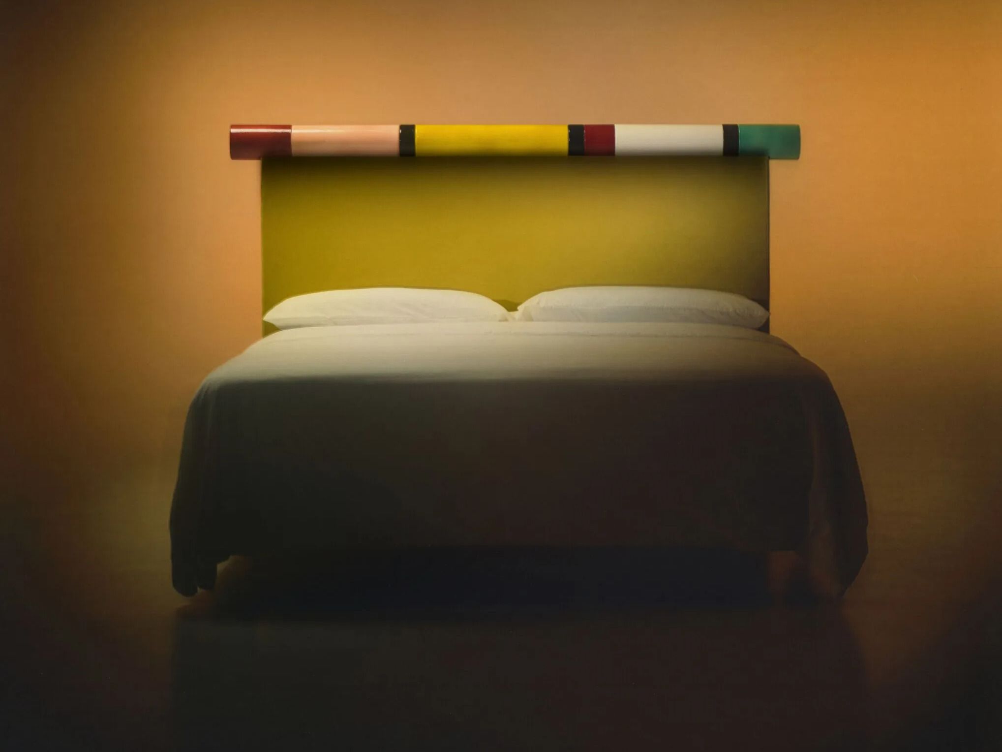 Бархатное и керамическое изголовье для двуспальной кровати Bolzan ROSARY ARCH-00077154