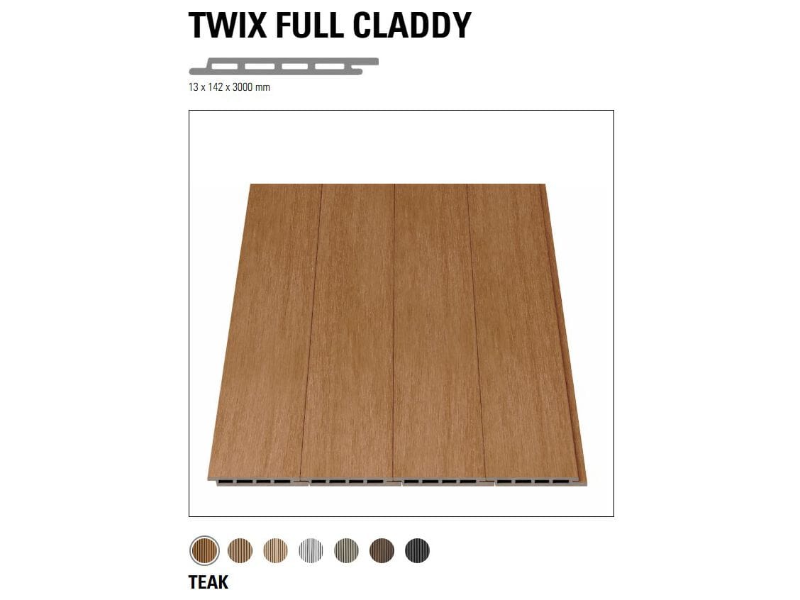 Композитный деревянный сайдинг Déco Twix ARCH-00107230 - Вид №21