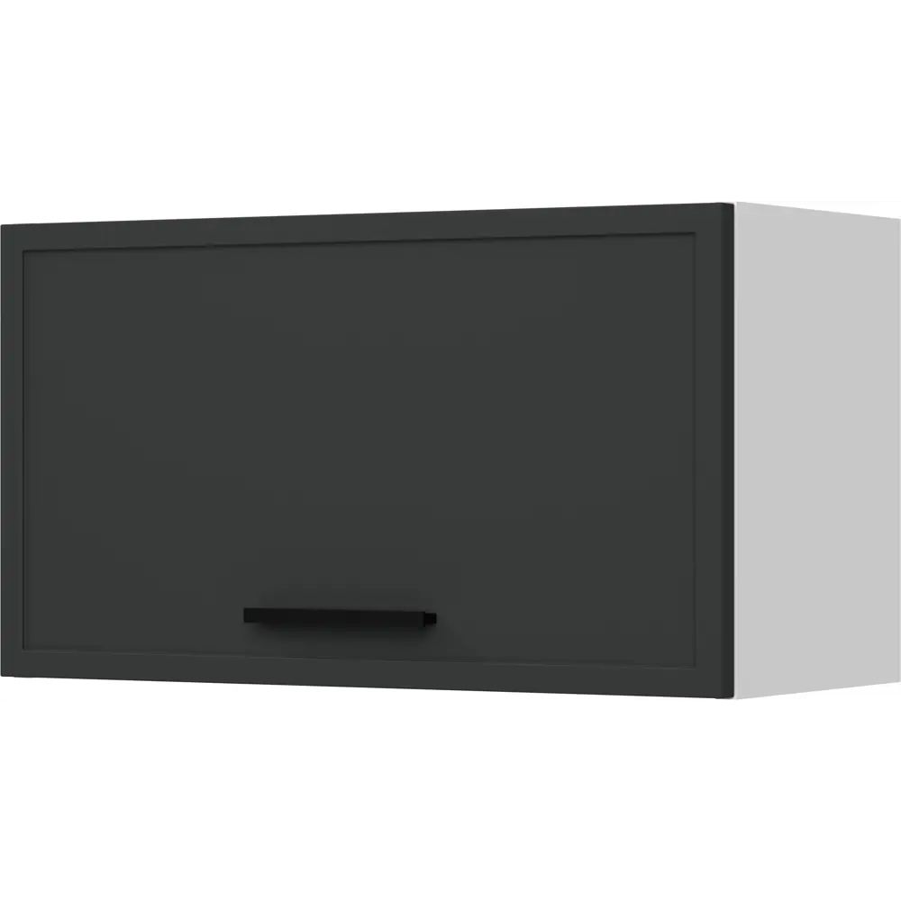 Навесной шкаф Hepo 60x33.8x29 см KONSENSA ЛДСП цвет серый 89436564 STLM-2169374 Неро - Вид №1