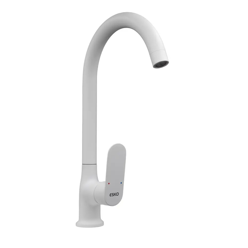 Смеситель кухонный Esko Annecy AN 519W высота 33.4 см цвет белый 89338345 STLM-2141888 AN519W - Вид №6
