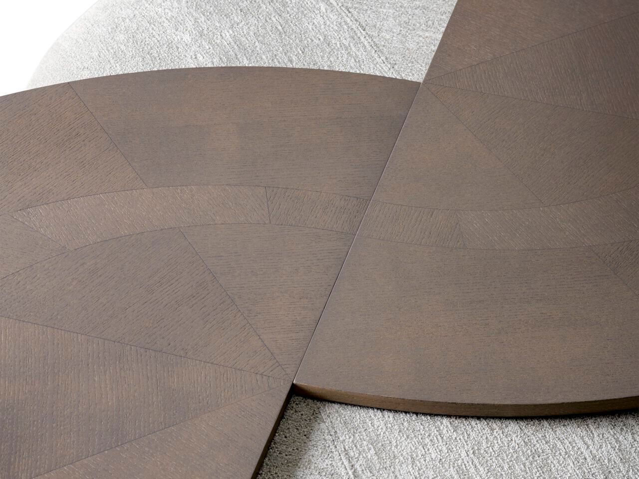 Модульный журнальный столик из кожи и HPL Giorgetti Tiber &amp ARCH-00104725 - Вид №1