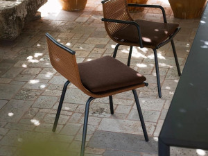 Веревочный садовый стул