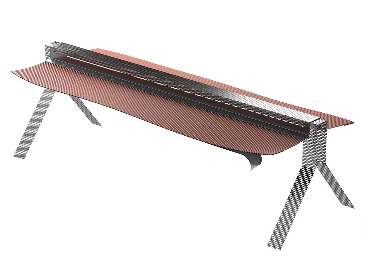 Вентиляционный поддон из перфорированного листового металла Officine Rasera COLMOWINGS ARCH-00111930 - Вид №1