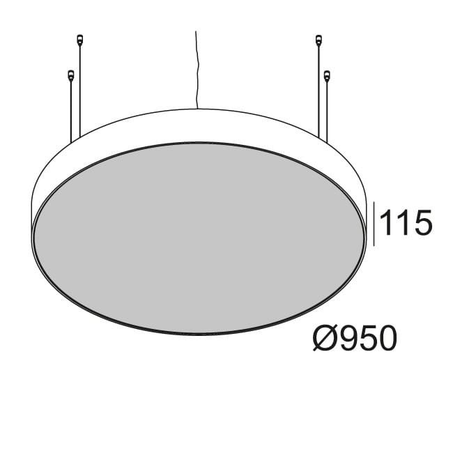 Затемняемый светодиодный подвесной светильник Deltalight Supernova ARCH-00129447 - Вид №10