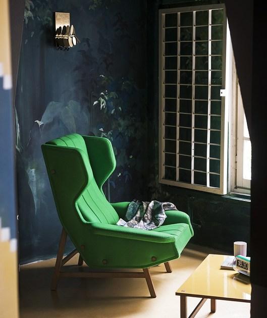 Tacchini Кресло из ткани с подлокотниками Giulia sun-id-1416521 - Вид №5