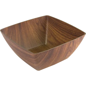 Салатник квадратный 23.5x23.5x10.5 см пластик коричневый 85044191 STLM-2040050