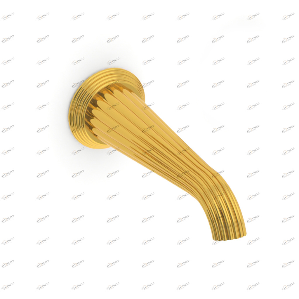 C50-3WS1 C50-3WS1 Излив на ванну настенный CANNEL DOME Cristal & Bronze DÔME CANNELÉ 