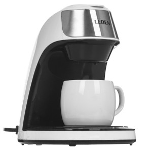 9237206 Кофеварка капельная LEBEN 286-038 белый