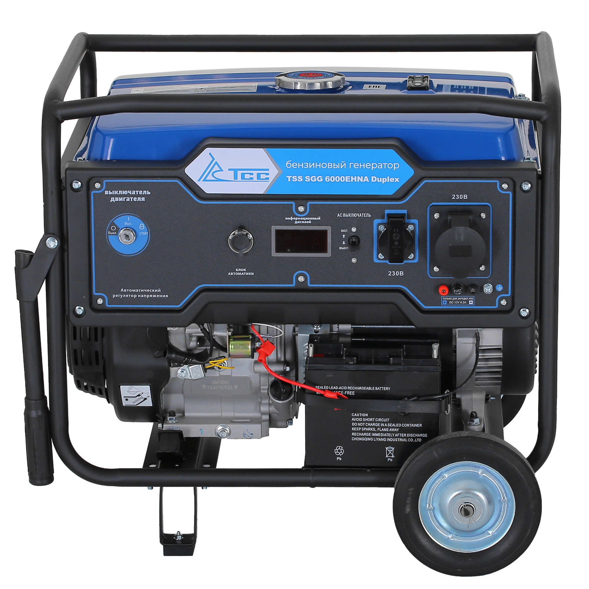 Электрогенератор   бензиновый ТСС SGG 6000EHNA Duplex 9040428 STDN-0050677 - Вид №1