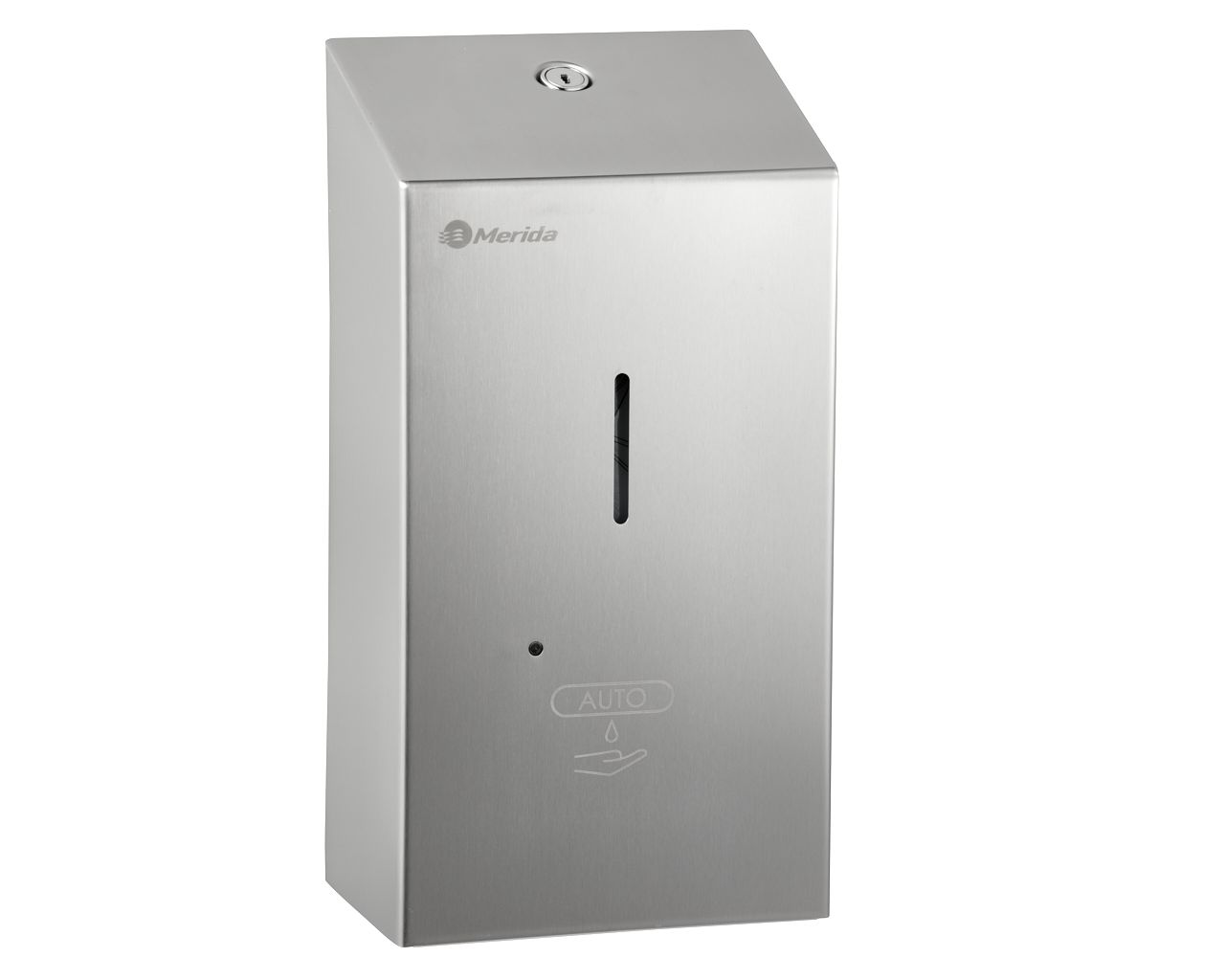 DSM575 Бесконтактный автоматический дозатор жидкого мыла STELLA AUTOMATIC Anti-FingerPrint, емкость бака 1000 мл, матовая сталь с покрытием AFP Merida  - Вид №1