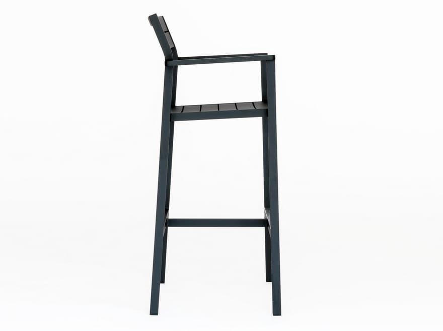 Высокий алюминиевый стул с порошковым покрытием со спинкой Case Eos ARCH-00077614 - Вид №7