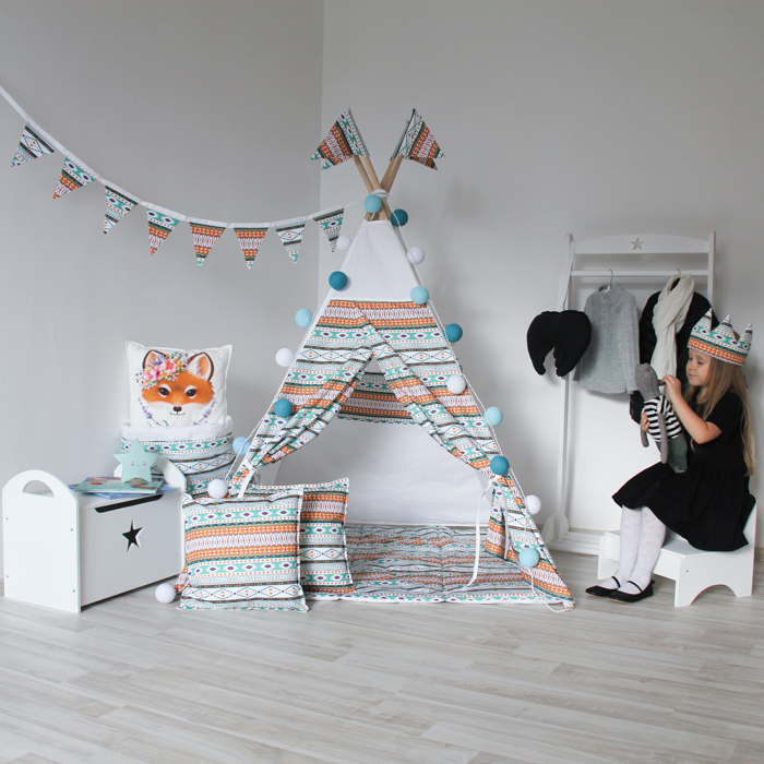 Игровой коврик для вигвама Aztec VAMVIGVAM AZTEC 281593 Коричневый;серый Santreyd - Вид №1