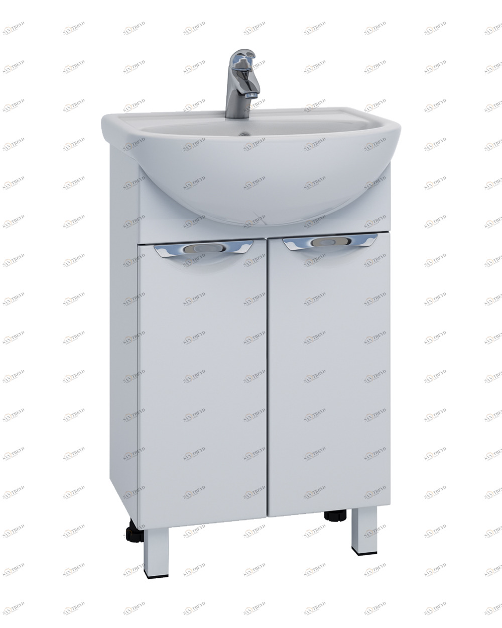 Тумба с раковиной Callao 700-1 (Балтика)700⨉440⨉840 мм белый Santreyd sun-id-665194