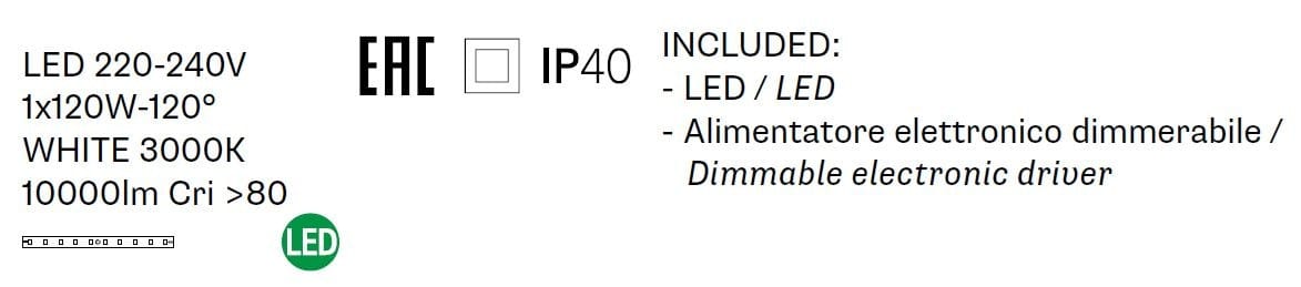 Алюминиевый светодиодный торшер Fabbian ARCH-00069126 - Вид №3
