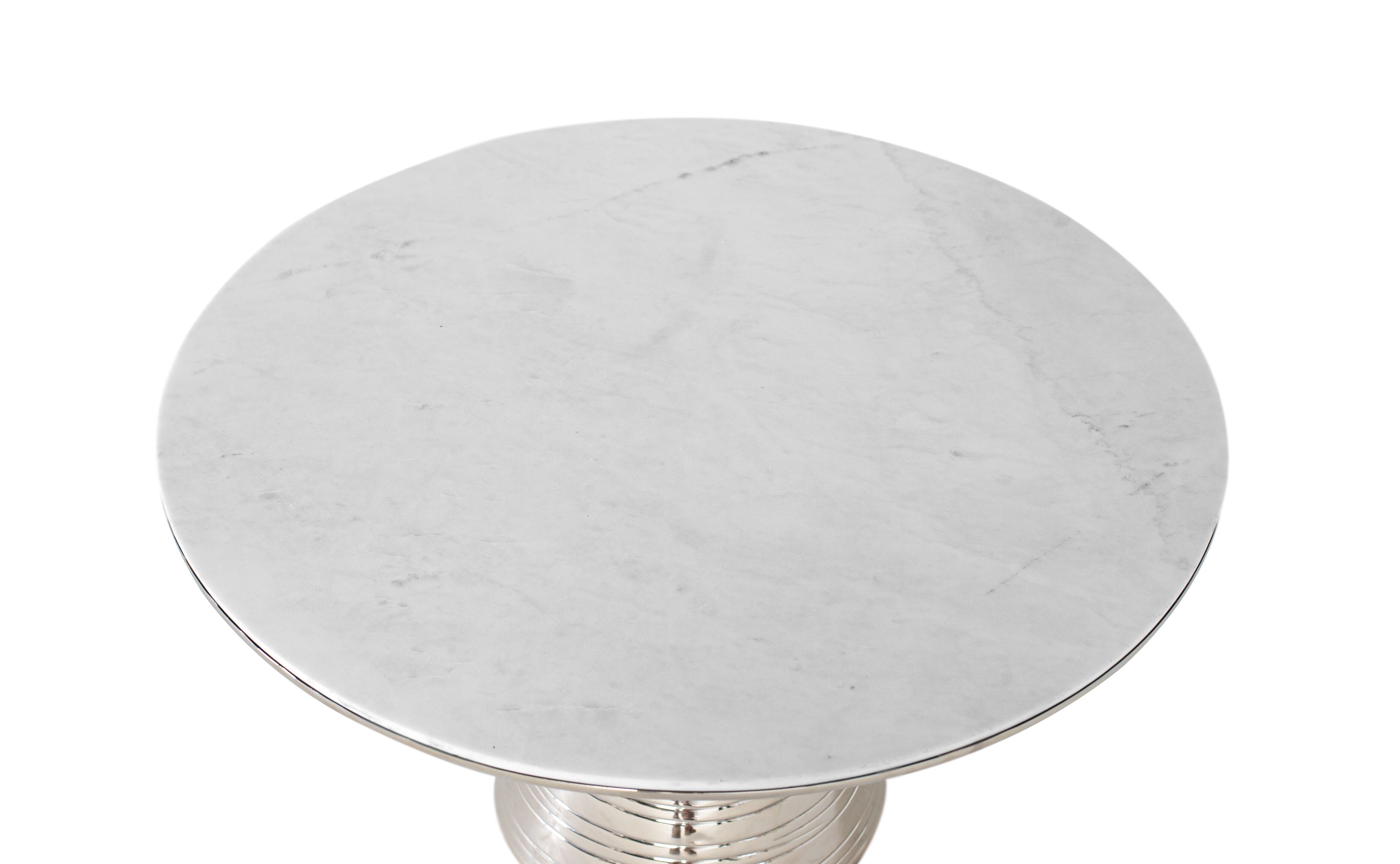 Круглый мраморный журнальный столик Giner y Colomer 1637 ARCH-00022383 - Вид №1