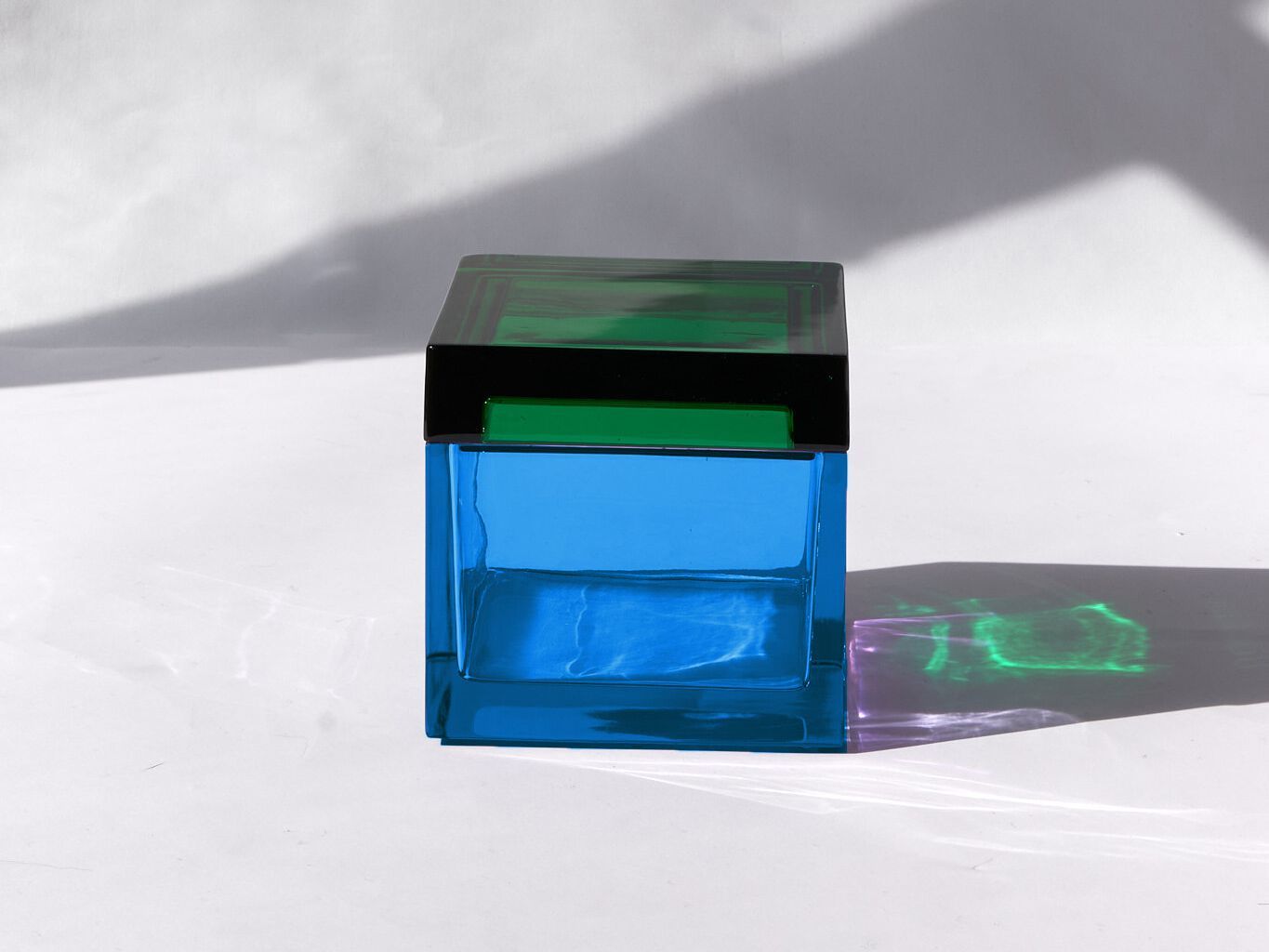 Двухцветный контейнер из дутого стекла Studio Bojola PALMI ARCH-00058347 - Вид №41