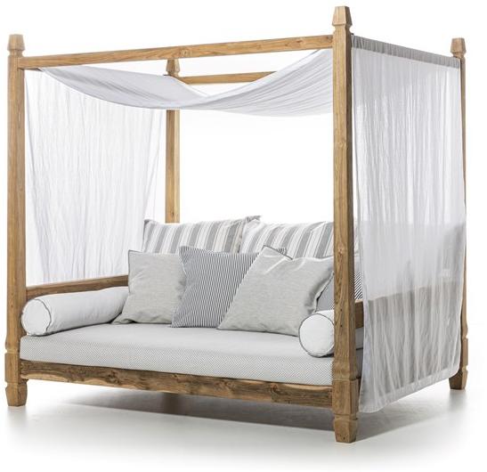 Gervasoni Садовый диван с балдахином из тикового дерева Gervasoni outdoor sun-id-1500624 - Вид №1
