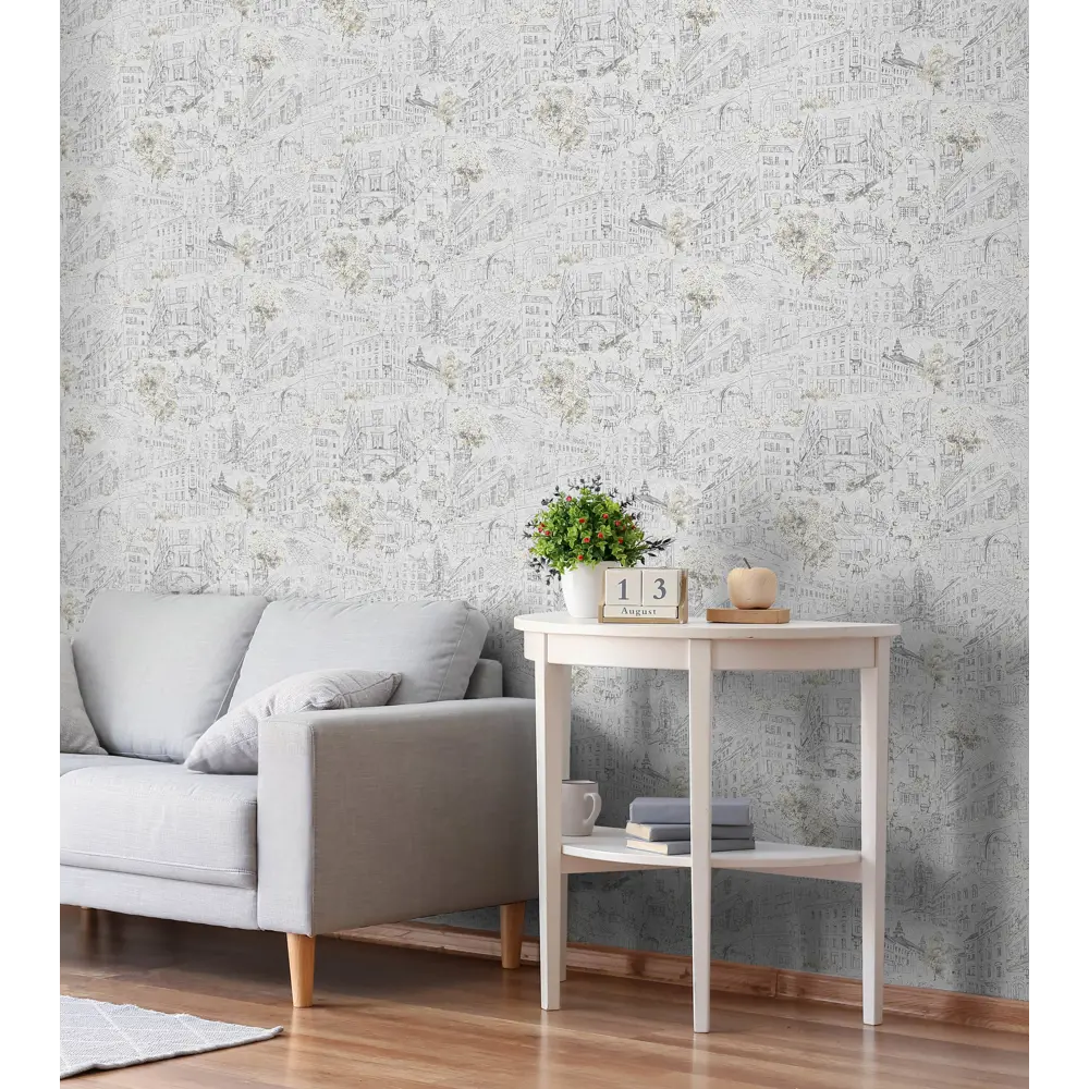 Обои флизелиновые New Age Citi Life серые 1.06 м 167215-95 STLM-2062110 - Вид №2